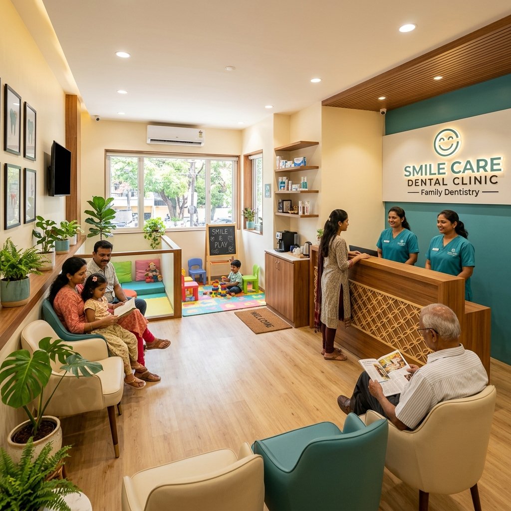 Welcoming Reception – SmileCraft Dental Clinic